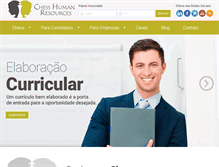 Tablet Screenshot of chessrh.com.br